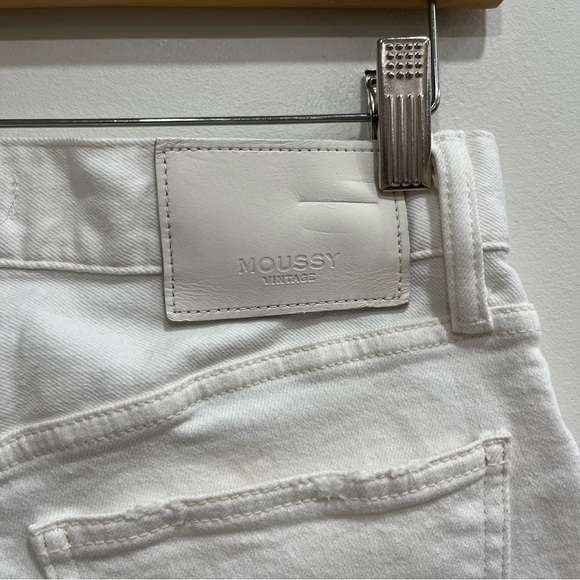 Moussy Vintage White Burnside Ankle Cropped Skinny Jean Size 26 - Picture 13 of 14
